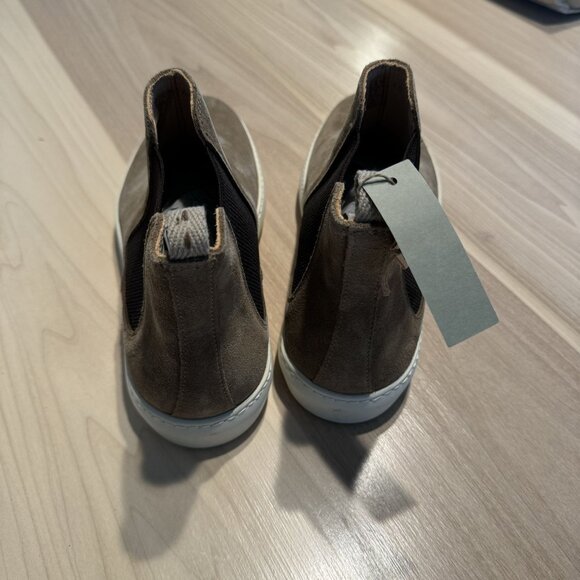 NWB Astroflex Rolflex Stone Brown Suede Chelsea Boots Men's Size 44 - Picture 7 of 10